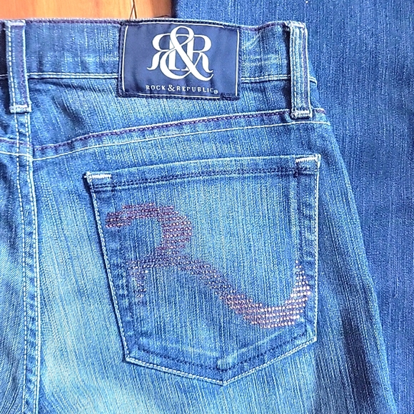 Rock and Republic Kasandra Rhinestone Jeans - Picture 3 of 9